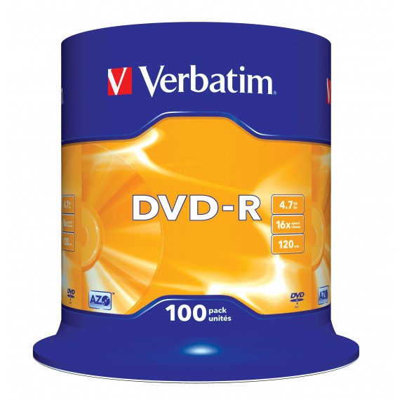 Verbatim DVD-R Matt Silver 4,7 GB 100 vnt