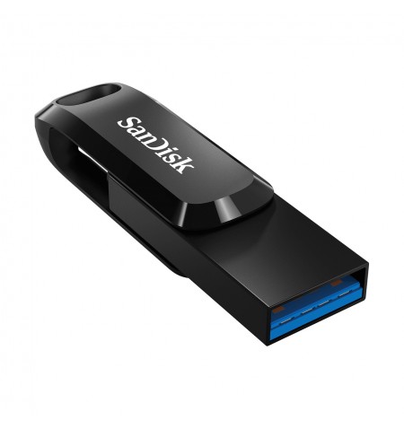 SanDisk Ultra Dual Drive Go USB atmintukas 64 GB USB Type-A / USB Type-C 3.2 Gen 1 (3.1 Gen 1) Juoda