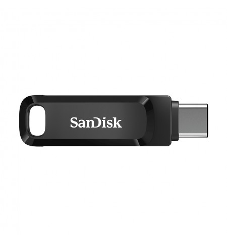 SanDisk Ultra Dual Drive USB atmintukas 128 GB USB Type-A / USB Type-C 3.2 Gen 1 (3.1 Gen 1) Juoda, Sidabras