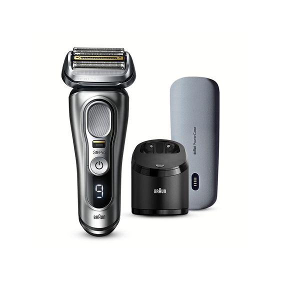Braun Shaver 9477CC Operating time (max) 50 min, Wet & Dry, Silver