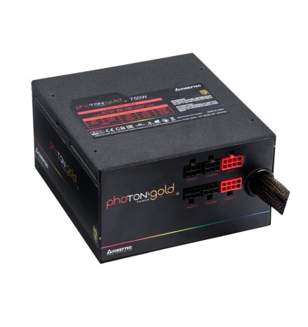Chieftec Photon GOLD maitinimo blokas 750 W 20+4 pin ATX PS/2 Juoda