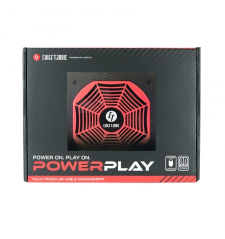 Chieftec PowerPlay maitinimo blokas 850 W 20+4 pin ATX PS/2 Juoda, Raudona