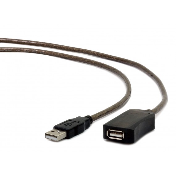 Gembird USB A/USB A M/F 10m USB kabelis USB 2.0 Juoda