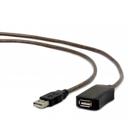 Gembird USB A/USB A M/F 10m USB kabelis USB 2.0 Juoda