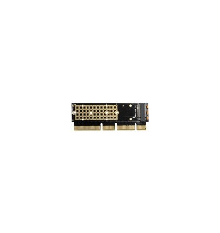 AXAGON PCEM2-1U PCI-E 3.0 16x - M.2 SSD NVMe, up to 80mm SSD, low profile 1U