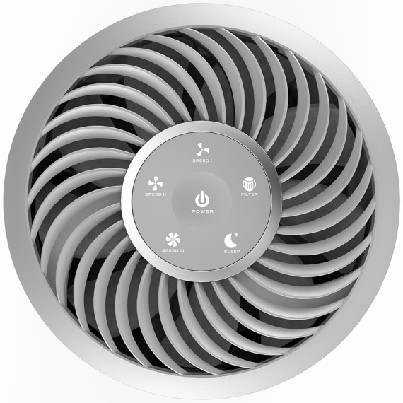 Air Purifier 100-240V 50/60Hz, 12V DC 2A, 24W,Φ205 385MM, NW 2.01Kg, carbon filter Hepa H12