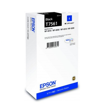 Epson T7561 L Ink Cartridge, Black