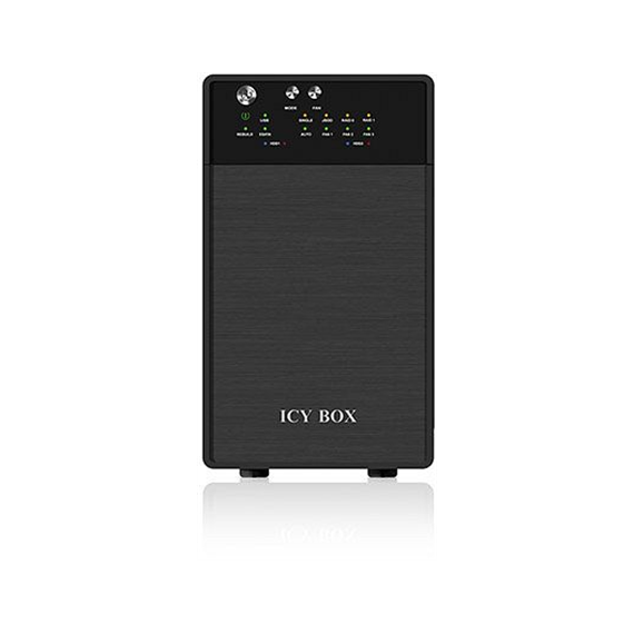 Raidsonic ICY BOX External dual RAID system for 3.5  SATA I/II/III HDD with USB 3.0 and eSATA 3.5 , SATA, USB 3.0