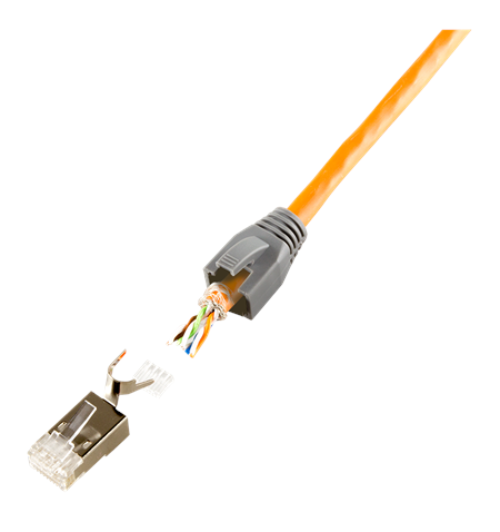 Logilink Modular Plug RJ45 for Cat.7,Cat.6A, Cat.6 cable, 50pcs