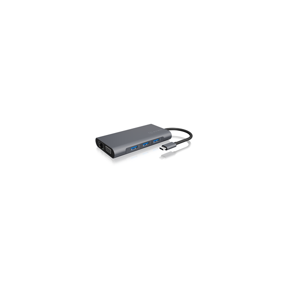 Icy Box IB-DK4040-CPD USB Type-C  DockingStation with two video interfaces