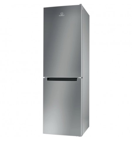 Indesit LI8 S1E S fridge-freezer Freestanding 339 L F Silver