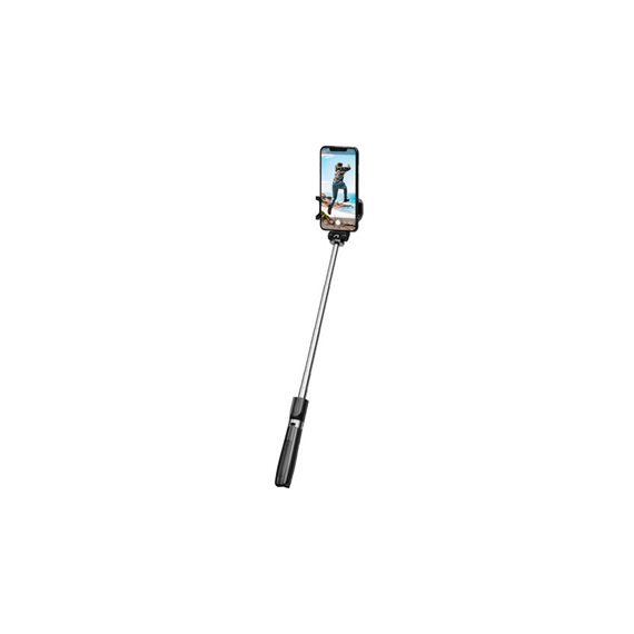 Natec Selfie Stick Tripod, Alvito, Wireless, Black