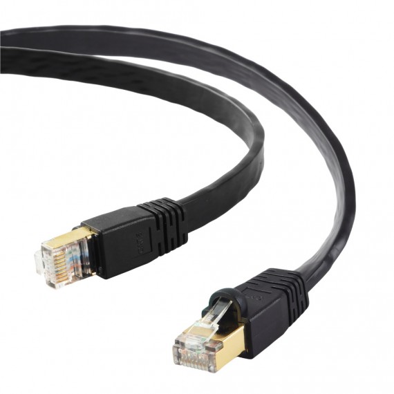 Edimax EA8-010SFA tinklo kabelis Juoda 1 m Cat8 U/FTP (STP)