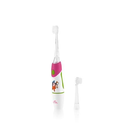 ETA For kids Sonetic 0710 90010 Sonic toothbrush, White/ pink, Sonic technology, 2, Number of brush heads included 2