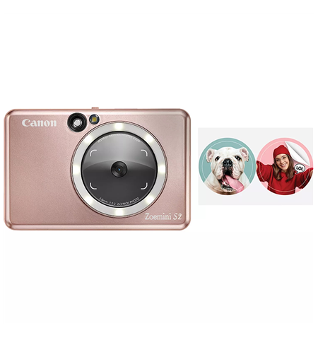 Canon Zoemini S2 Instant Camera, Rose Gold