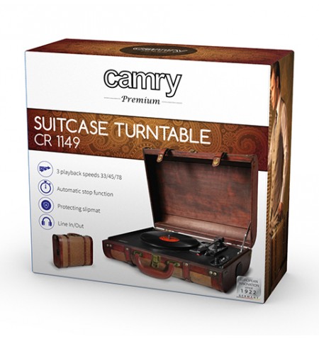 Camry CR 1149 suitcase turntable