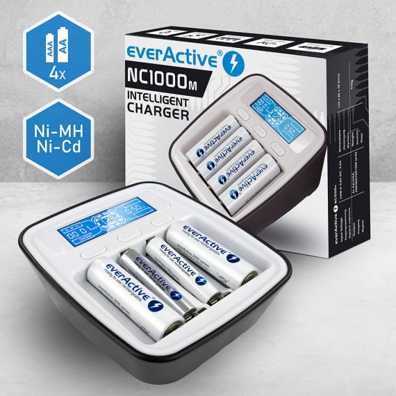 Charger Ni-MH batteries everActive NC-1000M