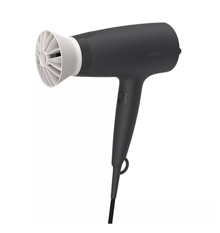 Philips Hair Dryer BHD302/30 1600 W, Number of temperature settings 3, Diffuser nozzle, Black