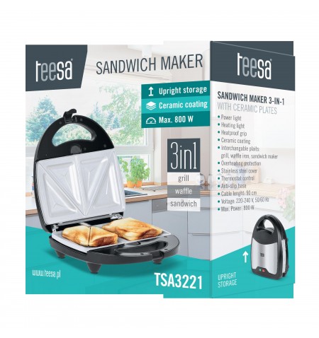 Teesa sandwich maker 3in1 Ceramic pads