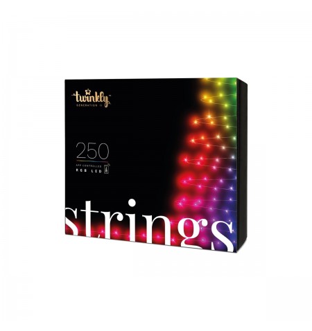 TWINKLY Strings 250 (TWS250STP-BEU) Išmaniosios Kalėdu eglutės lemputės 250 LED RGB 20 m