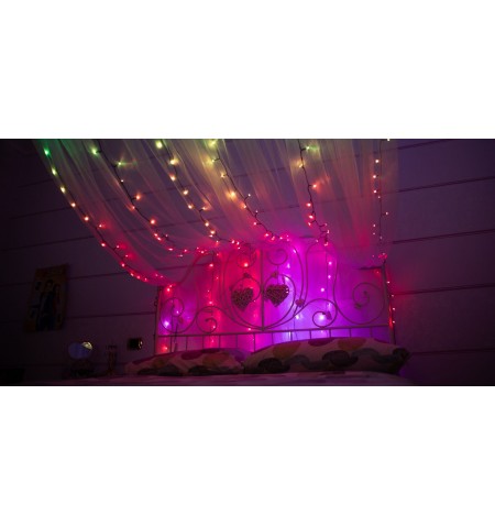 TWINKLY Strings 600 (TWS600STP-BEU) Išmaniosios Kalėdu eglutės lemputės 600 LED RGB 48 m