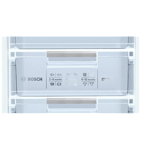 Bosch Freezer GUD15ADF0 Energy efficiency class F, Built-in, Upright, Height 82 cm, Freezer net capacity 106 L, 38 dB, White