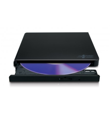 Hitachi-LG Slim Portable DVD-Writer optiniu disku įrenginys DVD±RW Juoda