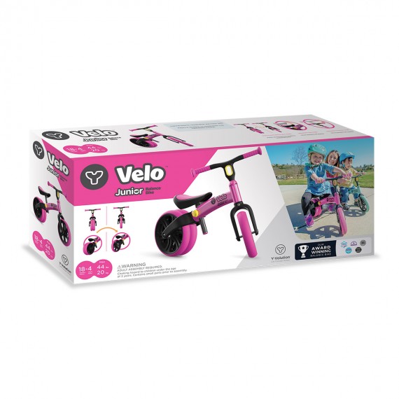 Yvolution YVelo Junior Balance bike pink