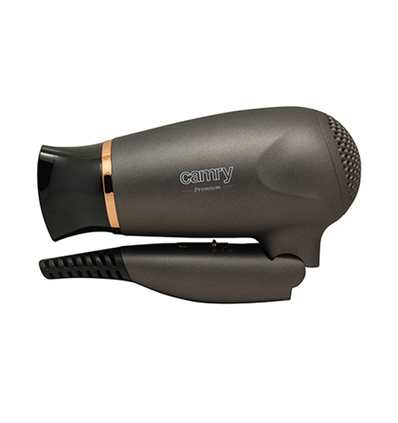Camry Hair Dryer CR 2261 1400 W, Number of temperature settings 2, Metallic Grey/Gold