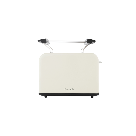 Gerlach Toaster GL 3221 Power 1100 W, Number of slots 2, Housing material Plastic, Cream