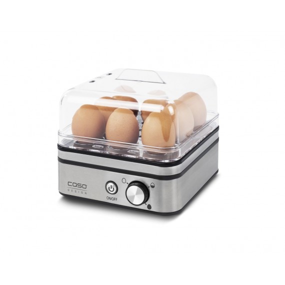 Caso E9 egg cooker 8 egg(s) 400 W Stainless steel,Transparent