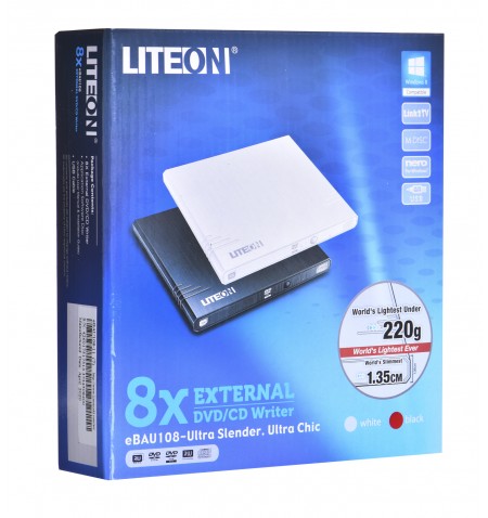 Lite-On eBAU108 optiniu disku įrenginys Juoda „DVD Super Multi DL“