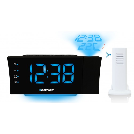 Blaupunkt CRP81USB alarm clock Digital alarm clock Black