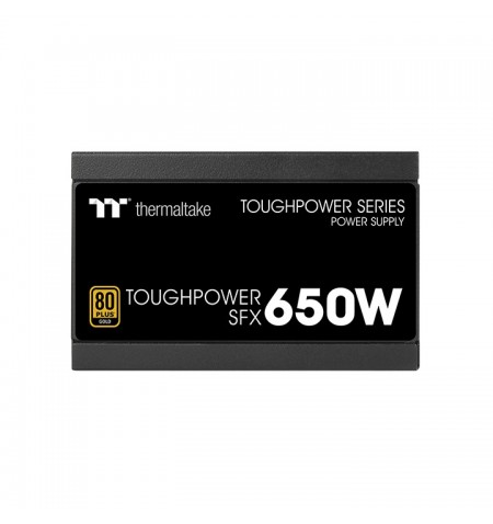 Thermaltake Toughpower SFX 650W Gold maitinimo blokas 20+4 pin ATX Juoda