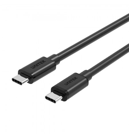 UNITEK Y-C477BK USB kabelis 1 m USB 3.2 Gen 1 (3.1 Gen 1) USB C Juoda