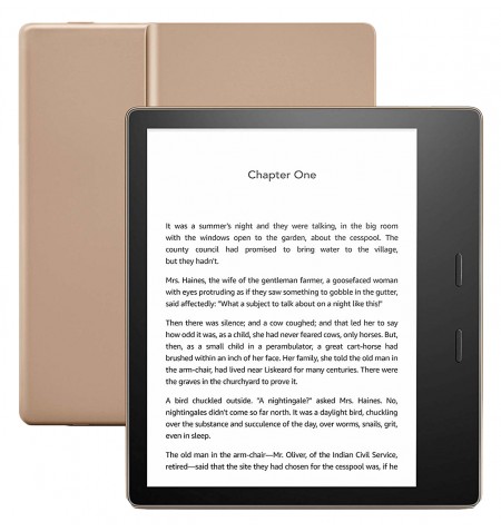 Amazon Kindle Oasis elektroniniu knygu skaityklė Lietimui jautrus ekranas 32 GB Wi-Fi Auksas