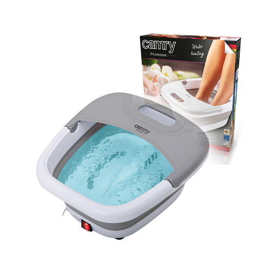 Camry Foot massager CR 2174 Bubble function, Heat function, White/Silver