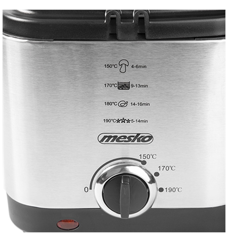 Mesko Deep Fryer MS 4910 Power 900 W, Capacity 1.5 L, Silver