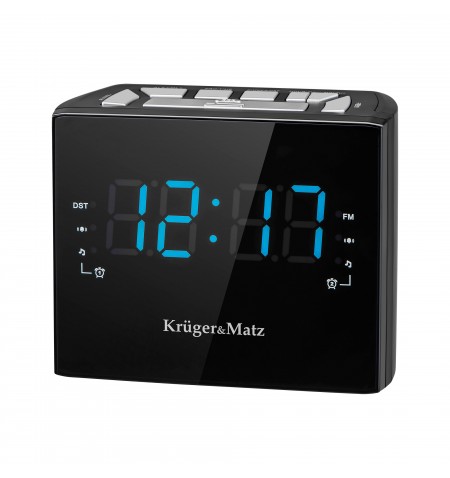 Kruger & Matz KM0812 radijo imtuvas Laikrodis Skaitmeninis Juoda
