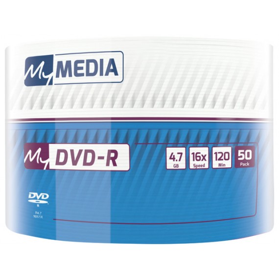 My Media 43788 neįrašytas DVD diskas 4,7 GB DVD-R 50 vnt