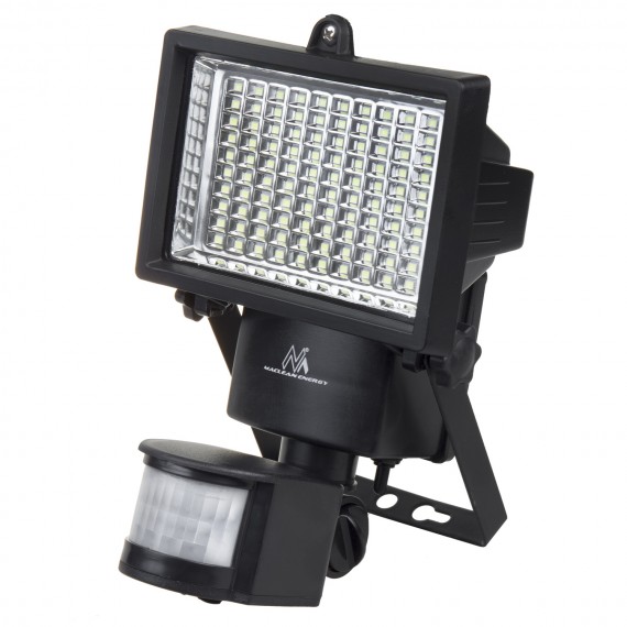 Maclean MCE442 Solar Lamp LED Spotlight Motion Sensor Floodlight Wall Mount Light Twilight IP44 6W 6000K