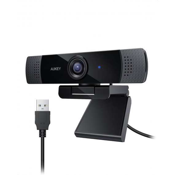 AUKEY PC-LM1E internetinė kamera 2 MP 1920 x 1080 pikseliai USB Juoda