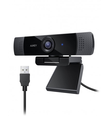 AUKEY PC-LM1E internetinė kamera 2 MP 1920 x 1080 pikseliai USB Juoda