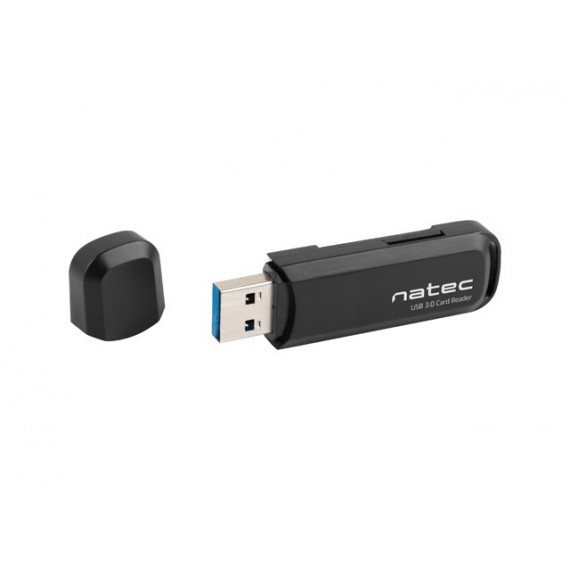 NATEC Scarab 2 korteliu skaitytuvas Juoda USB 3.0 Type-A