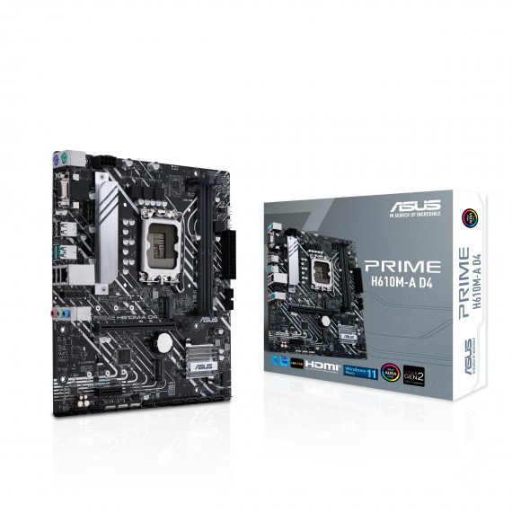 ASUS PRIME H610M-A D4 Intel H610 LGA 1700 „micro ATX“