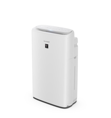 Sharp Air Purifier with humidifying function UA-KIN40E-W 6.1-30 W, Suitable for rooms up to 28 m², White