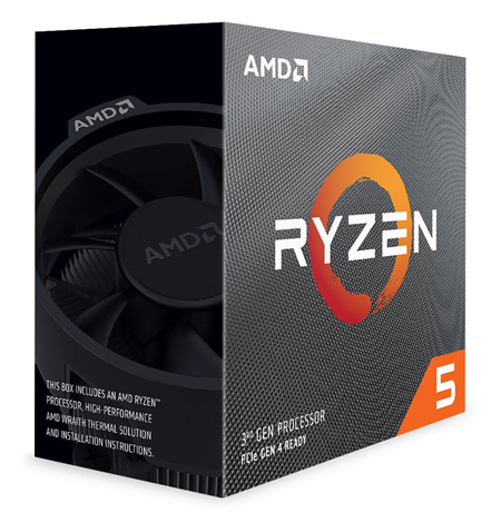 AMD AMD Ryzen 5 3600, 3.6 GHz, AM4, Processor threads 12, Packing Retail, Cooler included, Processor cores 6, Component for PC