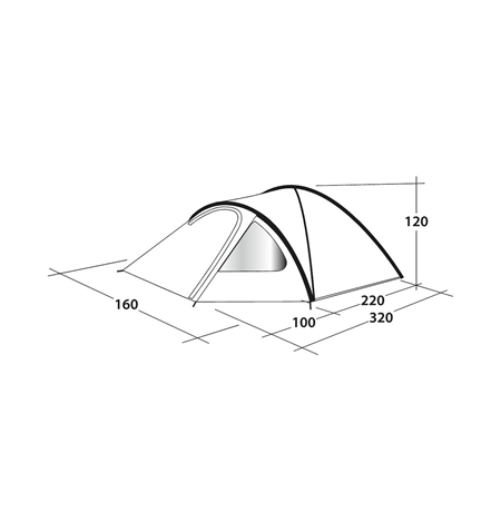 Outwell Tent Cloud 2 2 person(s), Blue