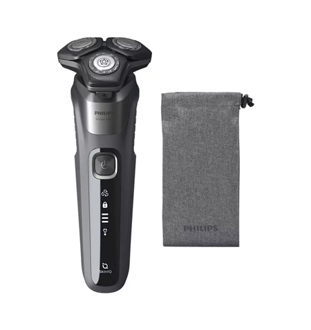 Philips Electric Shaver  S5587/10 Series 5000 Operating time (max) 60 min, Wet & Dry, Lithium Ion, Carbon Grey
