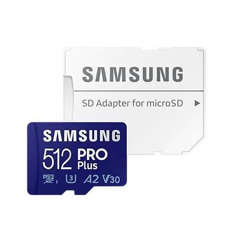 MEMORY MICRO SDXC PRO+ 512GB/W/ADAPT. MB-MD512KB/WW SAMSUNG